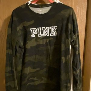 PINK Victoria Secret long sleeve camouflage